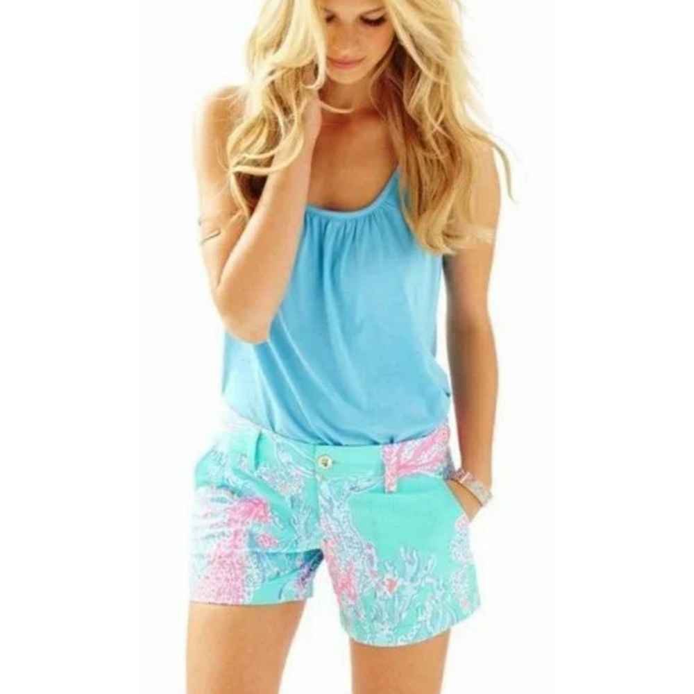 Lilly Pulitzer - Minty Fresh Fansea - Callahan Short